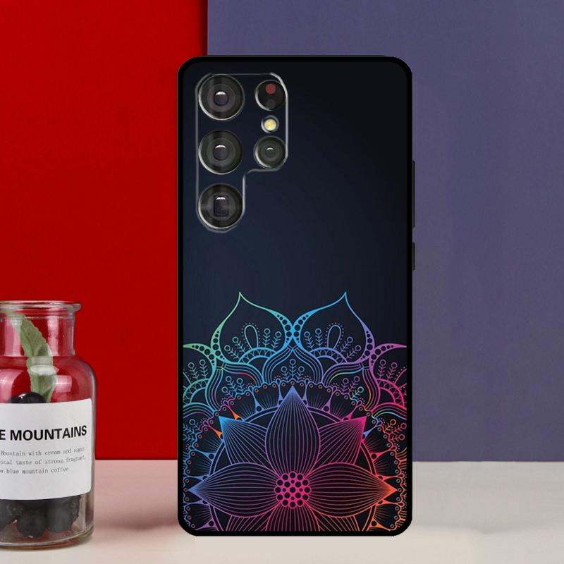 Чехол Funda Мандала для Samsung Galaxy S25 Ultra S9 S10 S20 S22 Plus S21 FE S23 S24 Ultra