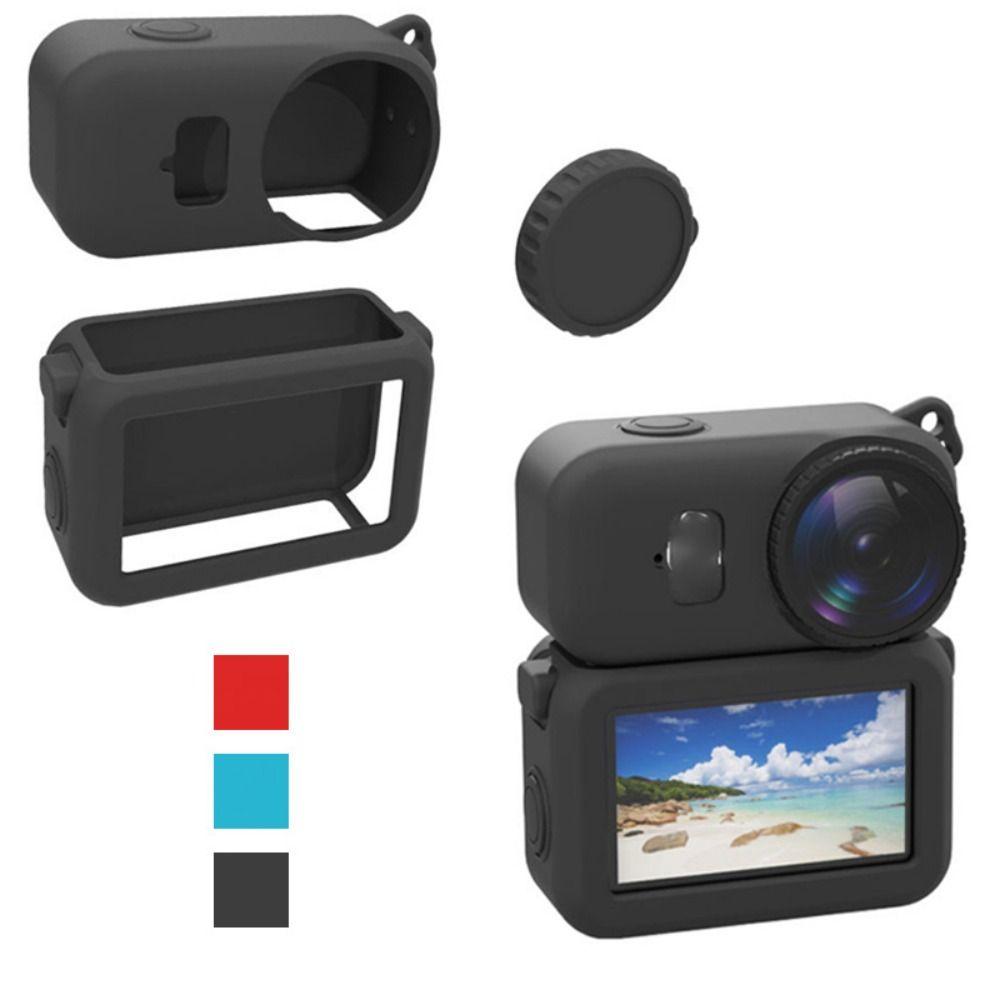 1 Set Lens Cap Silicone Case Camera Body Protector Soft Shell for DJI Osmo Nano Accessories
