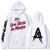 New Rapper Anuel AA Printed Hoodies Men Woman Fashion Hoodie Singer Graphic Printing Sweatshirts for Fans Fleece Streetwear