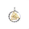 Vintage Viking Dragon Pendant Punk 316L Stainless Steel Vikings Valknut Necklace for Men Domineering Jewelry