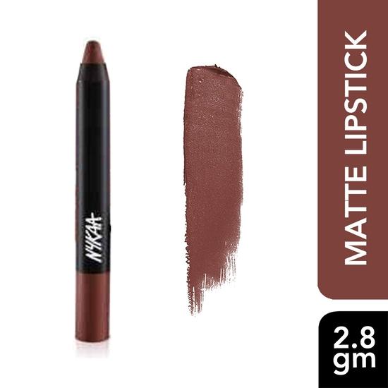 Nykaa MATTE-ilicious Карандаш для губ - Next Level Nude (2,8 г) оттенок № 04 С косметической точилкой Prove Your Point