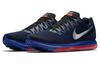 Nike Кроссовки для бега Zoom All Out с амортизацией, нескользящей подошвой, дышащие, низкие, мужские, сине-серебристые 878670-015
