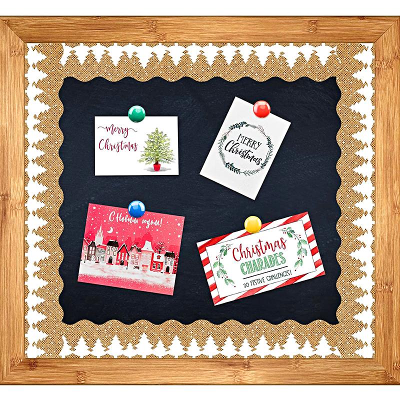 60Pcs Announcement Board Stickers Office Decorations Christmas Snowflake Stickers