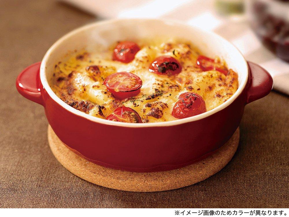 Kinto Hokkuri Round Gratin Brown Safe 16476 Oven/Microwave/Dishwasher