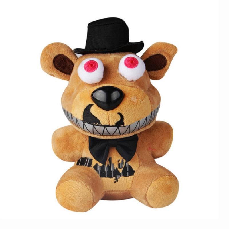 18 см FNAF мягкие плюшевые игрушки медведь Фредди Fazbear Foxy кролик Бонни Чика Peluche Juguetes 5 ночей с Фредди плюшевые игрушки подарки