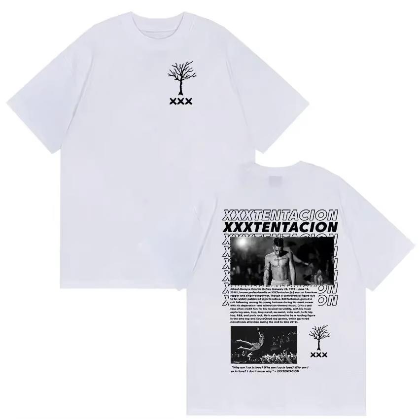 Hip Hop Short Sleeve Cotton Tshirt Rapper Album 2026 New Summer Graphic T Shirt Unisex Vintage Gothic Loose Clothing Tshirts