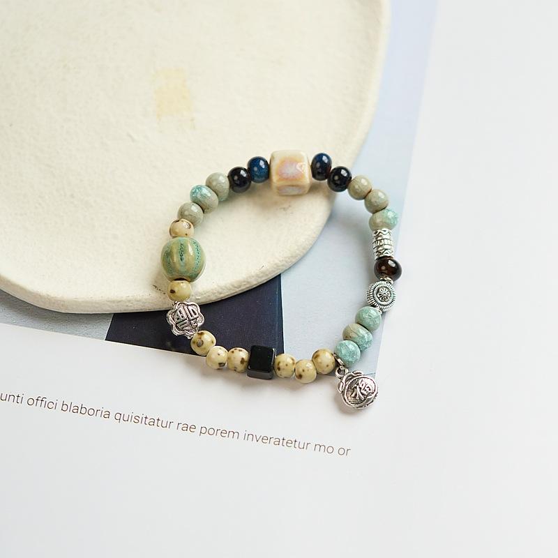 Литературный браслет цвет Майяра керамический браслет Цзиндэчжэнь женский подарок студент национальный стиль креативные аксессуары в национальном стиле