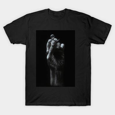 Мужчины Черная футболка с принтом Super Large TShirt No-Cut Transfer Paper Печати Хлопковая футболка