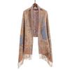 Shawl, ethnic style, Yunnan travel outfit, summer bohemian faux cashmere scarf, literary cashmere cape