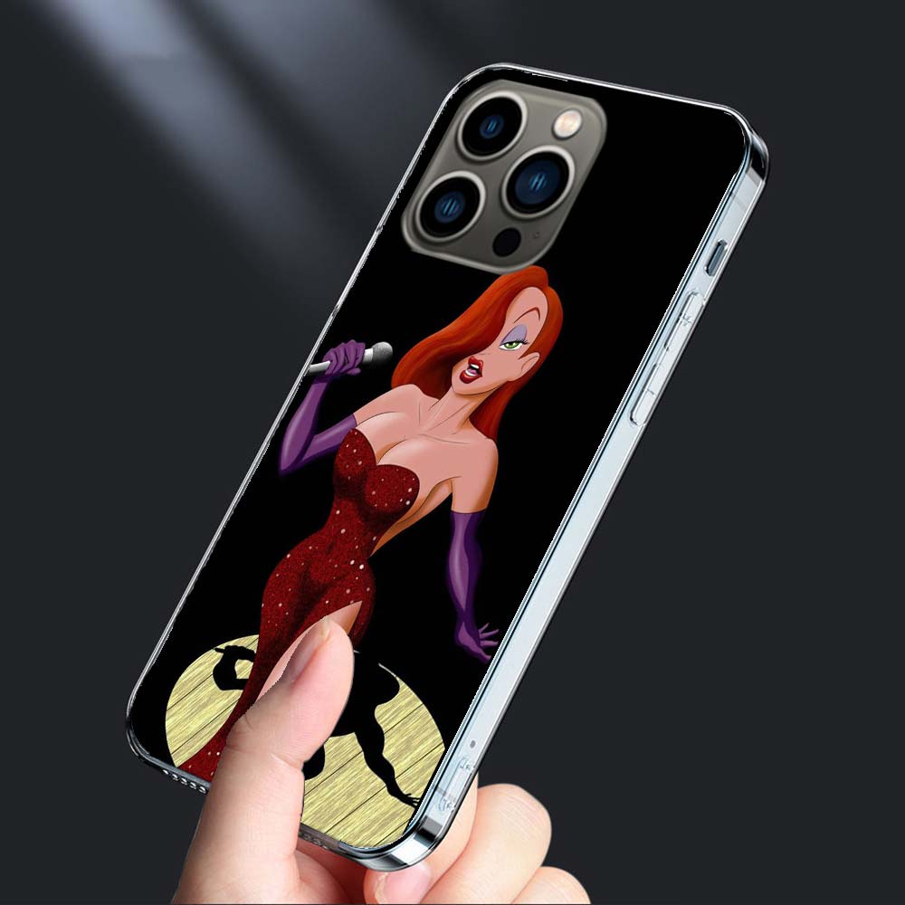 J-Джессика R-Кролики Чехол для телефона Для Iphone 16E 15 Pro 14 Plus 17E 16 17 Pro Max Air 11 12 13 Mini Ударопрочный Capa Милый Чехол T