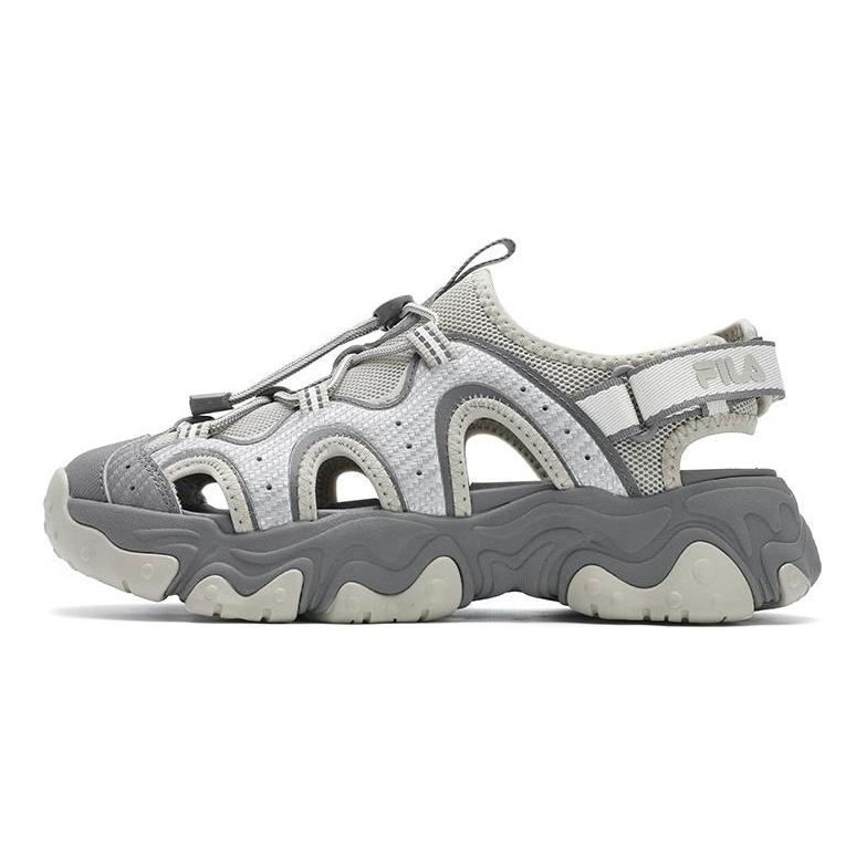 Fila САНДАЛИИ FLUID 5 Кошачья Лапка, Для Треккинга по Реке, Девичьи Пляжные Сандалии Женские Коричневые Серебристые F12W522401FCS