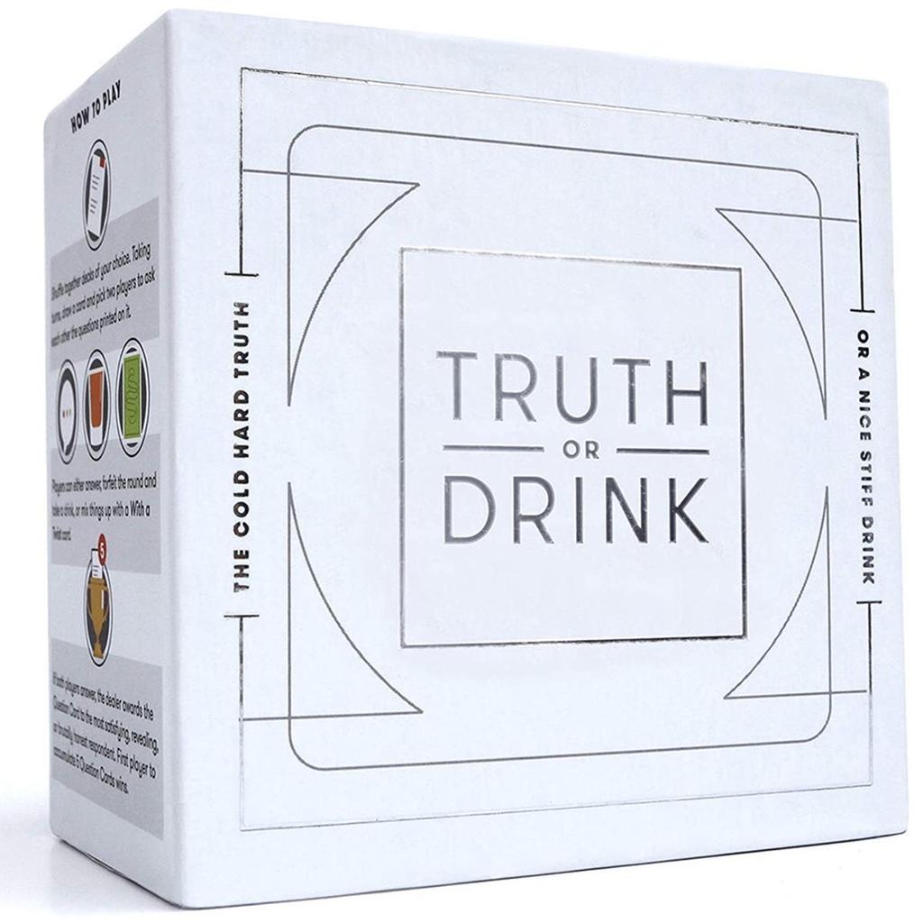 Карточная игра «Правда или напиток» от Cut. Раскройте свой секрет с веселыми и личными вопросами, знаменитая игра для социальных сетей для вечеринок и игровых вечеров