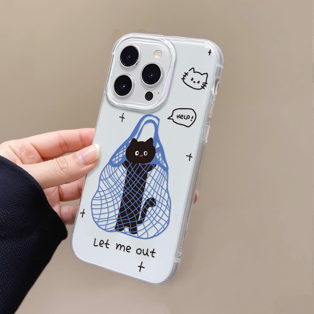 Расписной чехол для телефона для iPhone 12 13 15 16 iPhone 16 12 13 14 15 Pro 14 15 16 Pro Max Полное покрытие Противоударный Защита от отпечатков пальцев Свежий стиль Защитный чехол