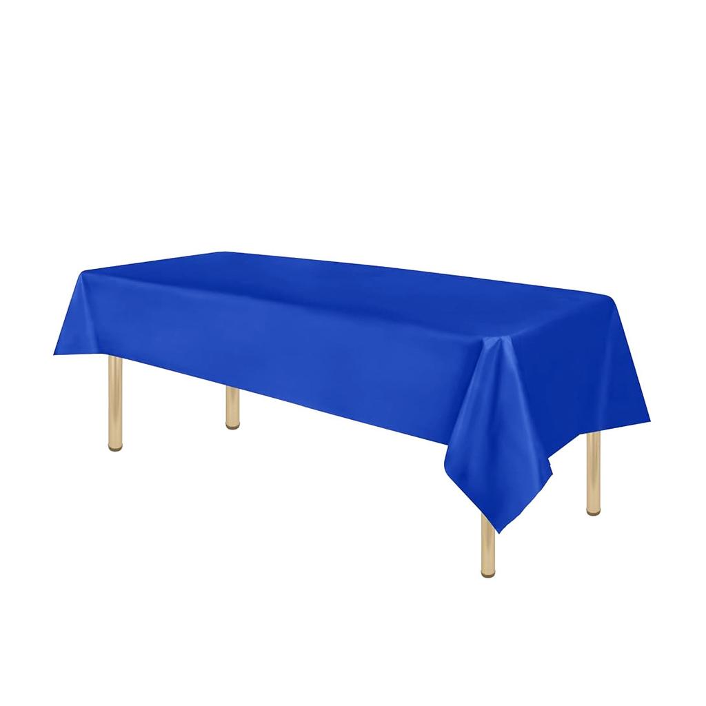 Одноразовая, Однотонная, Материал ПВХ, Утолщенная и Увеличенная, Скатерть, 137 * 183СМ, Однотонная Скатерть, Украшение для Вечеринки, Монохромная