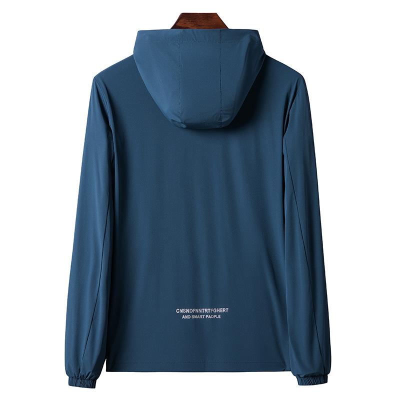 Солнцезащитная одежда мужская летняя новая повседневная куртка с капюшоном больших размеров солнцезащитная одежда мужская куртка из кожи прилив