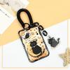 Мультяшный Звездный Кот Держатель для Карт Прозрачный с Подвеской Держатель для ID-Карты Раздвижная Крышка Фотографии Идолов Защитная Крышка для Девочек Подарок