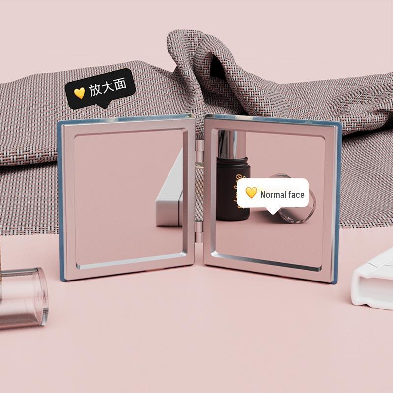 BTS Bulletproof Youth Foldable Double-sided Makeup Mirror: Portable & Stylish