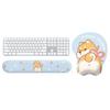 Mouse Pad Shiba Inu Wrist Rest Memory Foam Wrist Cushion Wrist Fatigue Relief For Gaming and Work Inu Anti-Slip (Shiba 2-Piece Set)