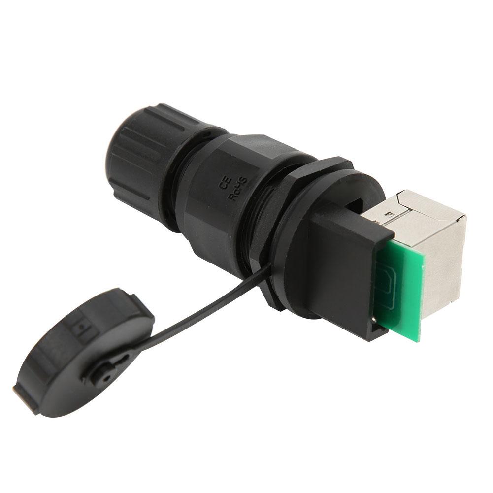 RJ4590 градусов Разъем RJ45 8 контактов Сетевой мост Водонепроницаемый разъем Разъем