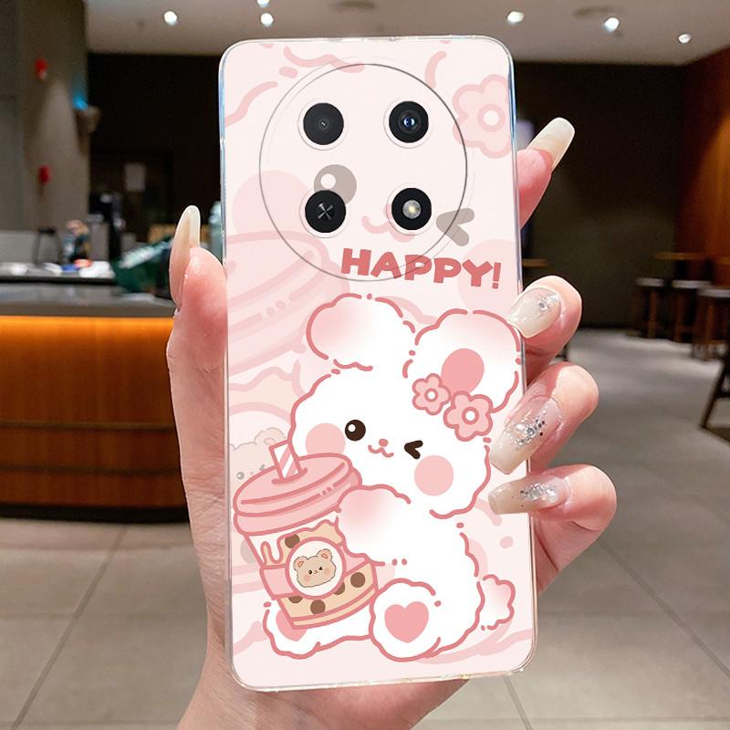 Чехол для телефона Huawei Nova 12i / Nova 13i Эстетичный Роскошный Милый Крутой Для Мальчиков Девочек Прозрачный Мягкий Силикон ТПУ Задняя Крышка