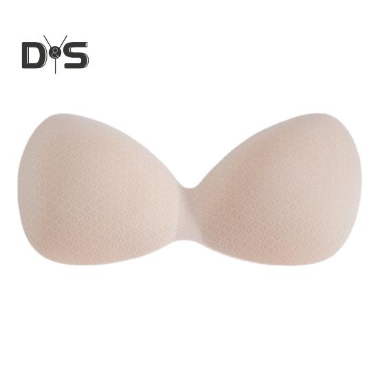 Bra Pad 0.1cm Ultra Thin Good Breathability Bra Insert Triangle Sponge Push Up Bra Pad Women Invisible Insert Swimsuit Bikini Breast Enhancers Chest