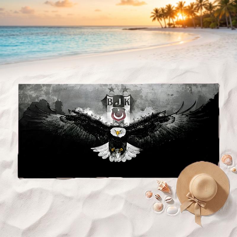 Fc Soft and comfortable beach towel perfect for vacations and poolside use an ideal gift for summer holidays