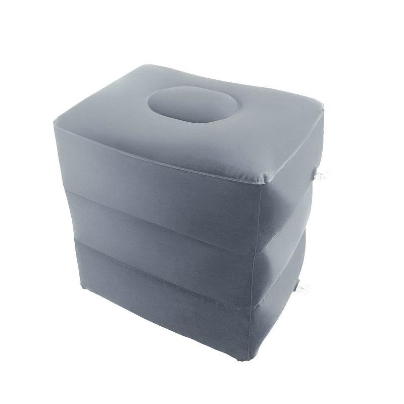 Надувная трехслойная дорожная подушка, подставка для ног, детская подушка для сна в самолете, сиденье, кровать, автомобиль, регулируемая по высоте, подушка для сна в полете, для отдыха