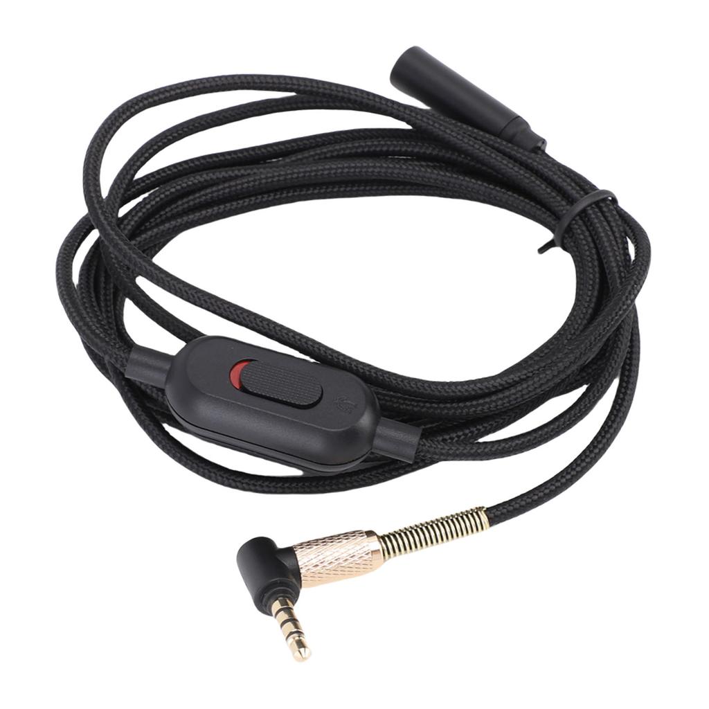Удлинительный кабель для наушников 3,5 мм Звуковой стерео удлинитель Нейлоновый провод с регулятором громкости для наушников