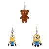 Adorable Minions Plush Bear Keychain Cute Tim Bear Doll Gift For Kids And Collectors