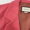 Gucci 619267 Pink Interlocking G Button Tweet Tailored Jacket Jacket 36 pinkUsed