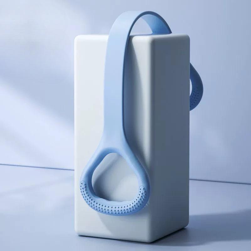 1pc 8-Shaped Silicone Yoga Resistance Band - Elastic Fitness Stretching Rope for Back, Waist, Arm Exercise - Ideal for Home, Gym, Outdoor Workouts