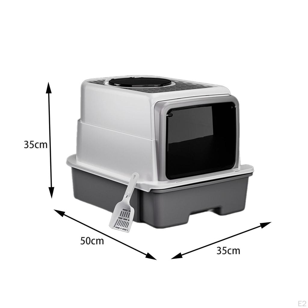 Закрытый кошачий туалет, большой туалетный лоток с верхним входом и крышкой, коробка, горшок для котенка
