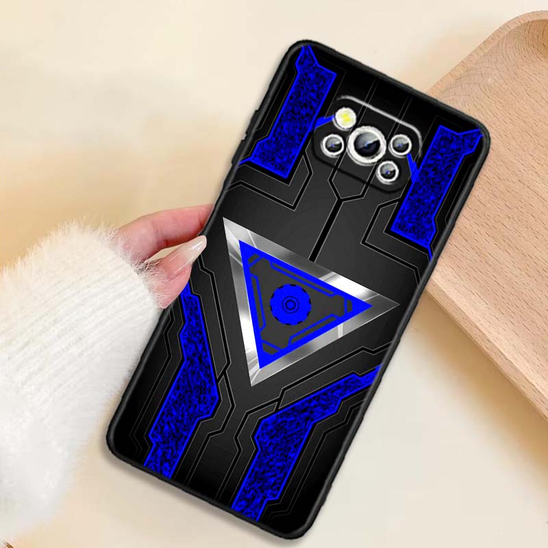 Технология Карбоновое Волокно Искусство Чехол для Телефона Для Xiaomi Mi Poco F3 F4 F5 F6 X3 X4 X5 X6 X7 M3 M4 M5 M6 M7 GT Pro 5G Черный