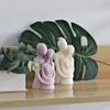 3D Romantic Couple Portrait Lovers Silicone Candle Mold Aromatherapy Mold Home Decoration Mold