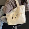 Large Capacity Shoulder Tote Bag Women'S Canvas Bag Women'S Simple Casual Shoulder Commuter Handbag Women