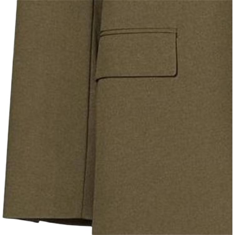 Uniqlo X MARNI Приталенный пиджак (Азия) Оливковый Унисекс Уличная одежда 449585-57