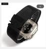 Для XIAOMI Титановый миланский ремешок для Apple Watch Ultra 2 1 Series 10 9 8 7 Натуральный черный ремешок сетчатый ремешок для iWatch парашютная застежка