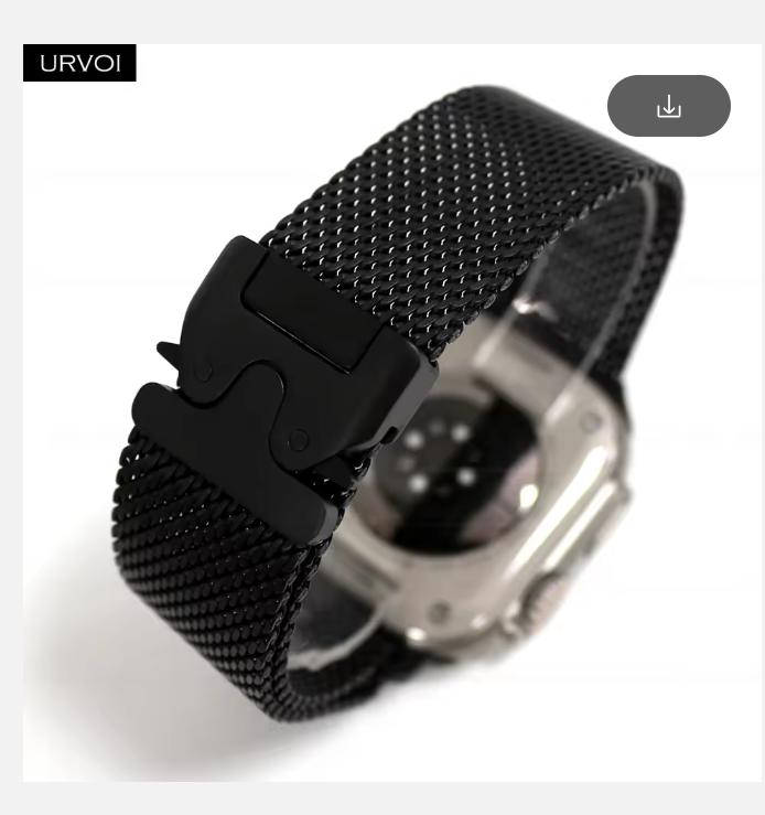 Для XIAOMI Титановый миланский ремешок для Apple Watch Ultra 2 1 Series 10 9 8 7 Натуральный черный ремешок сетчатый ремешок для iWatch парашютная застежка