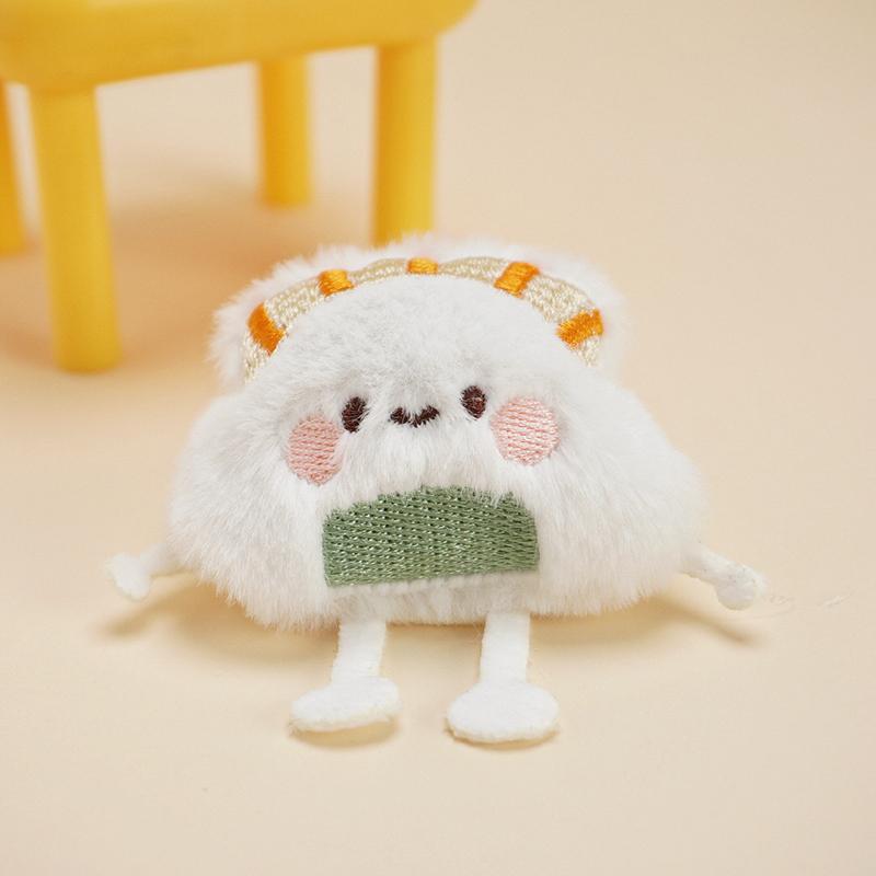 Милая игрушка-подвеска в виде сумки с едой, плюшевый брелок для суши вагю, суши нори, пельмени, приготовленные на пару, мягкая кукла, брелок для детей, подарок на день рождения