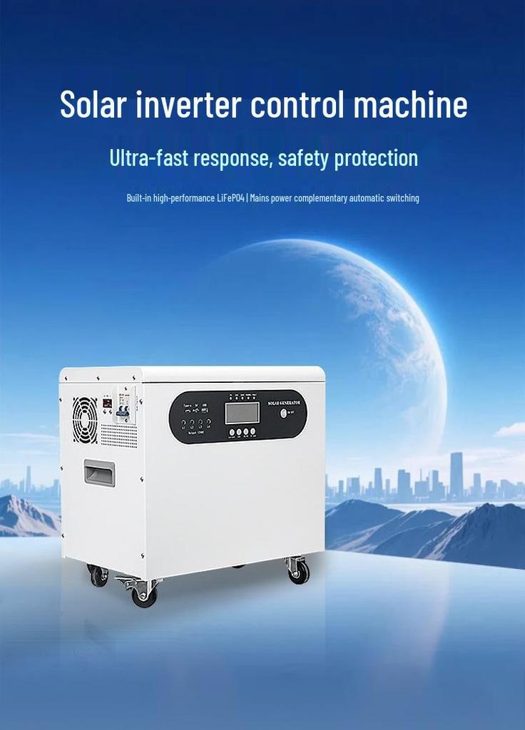 8kW Solar Energy Storage System with Integrated Inverter & Controller, 10 Degrees Backup Power, Cross-Border Battery Solution