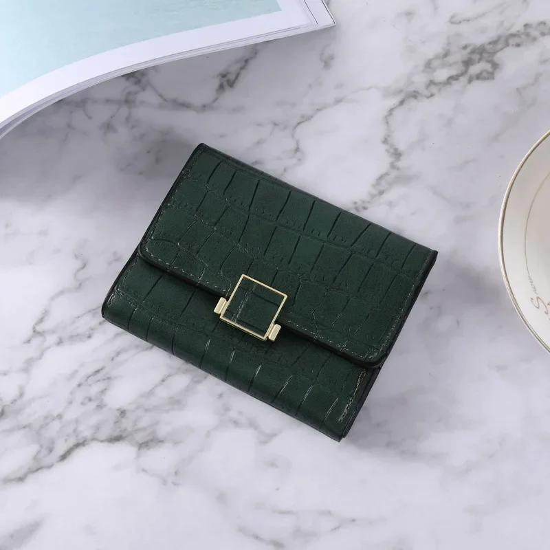 Women Short Wallet Small Fashion Brand Leather Purse Ladies Card Bag for Women Clutch Female Purse Money Clip Wallet