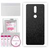 apgo Защитная наклейка-скин для задней панели, совместимая с Nokia 2.4, Пленка-обертка, Фольга, Винил - Узор Черные соты