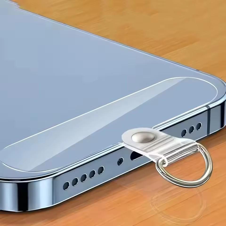 Universal Transparent Detachable Phone Lanyard Clips Card Wrist Cord Straps Patchs for Samsung Iphone Huawei Xiaomi Accessories