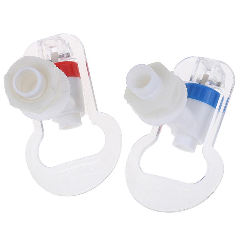 2шт красный синий диспенсер для воды пластиковый нажимной водопроводный кран замена