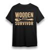 Women's T-shirt With Wooden Spoon Survivor Graphic 100%  Cotton Oversize Tee USA
