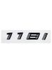 ABS Car Rear Trunk Letters Logo Badge Emblem Sticker For BMW 1 Series 116i 118i 120i 125i 130i 135i 140i E81 E82 E87 E88 F20 F21 up2