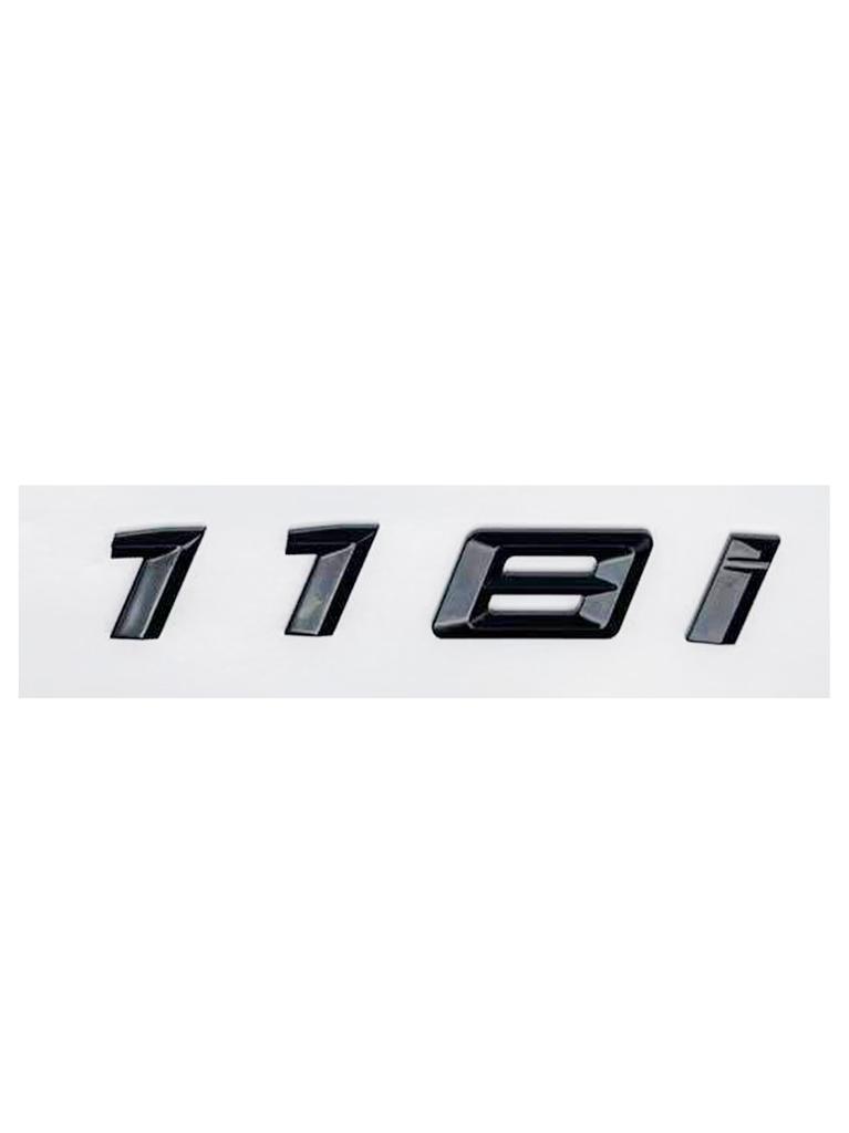 ABS Car Rear Trunk Letters Logo Badge Emblem Sticker For BMW 1 Series 116i 118i 120i 125i 130i 135i 140i E81 E82 E87 E88 F20 F21 up2