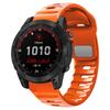 Для Garmin Fenix 7X Мягкий силиконовый ремешок для часов Регулируемый браслет на запястье Замена