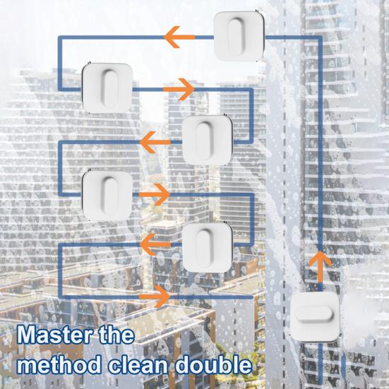 Magnetic Glass Wiper Ergonomic Design Magnetic Windshield Cleaner Tool Replacement Glass Wiping Accessories