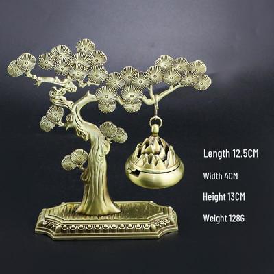 Подвесной диффузор для благовоний в виде сосны для дома - Агарвуд и сандаловая курильница для чайных и благовонных церемоний